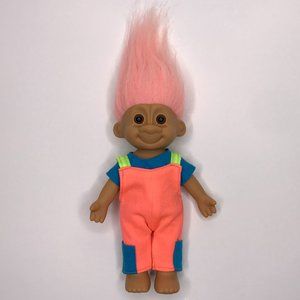 2/$10 Vintage Russ Berrie Boppin Travis 7" Troll Doll